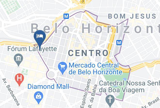 Belo Horizonte - Hotel Bias Fortes Maps