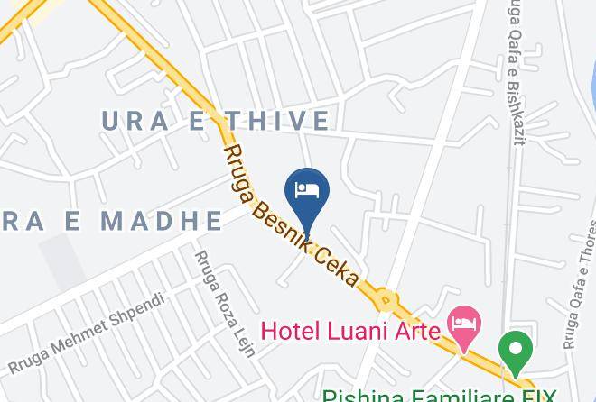 Hotel Bicaj Park Map