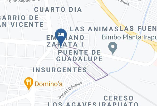 Irapuato - Hotel Bicentenario Maps