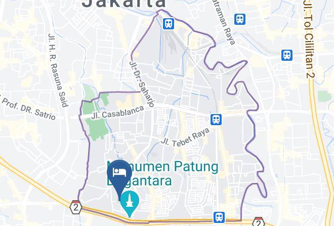 Jakarta Selatan - Hotel Bidakara Grand Pancoran Jakarta Maps