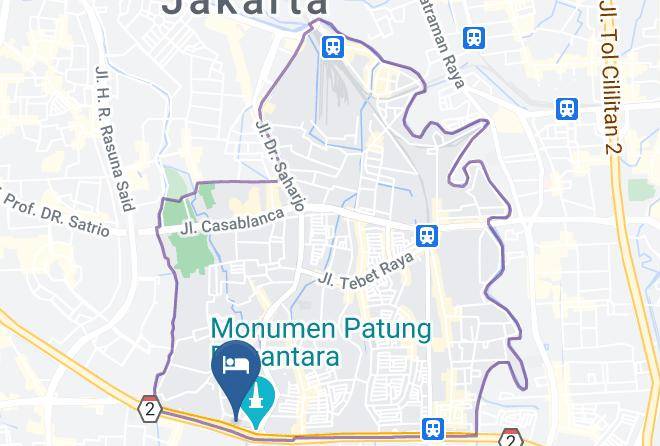 Jakarta Selatan - Hotel Bidakara Jakarta Maps