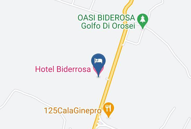 Nuoro - Hotel Biderrosa Maps