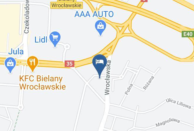Wroclawski - Hotel Bielany Maps