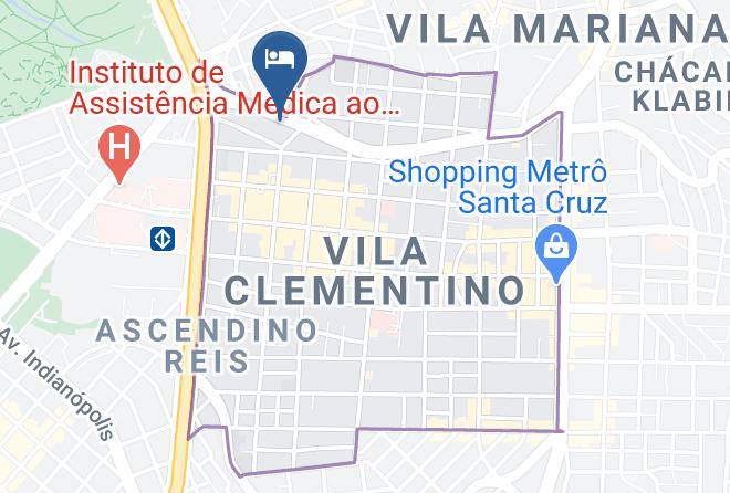 Sao Paulo Vila Mariana - Hotel Bienal Suites Maps