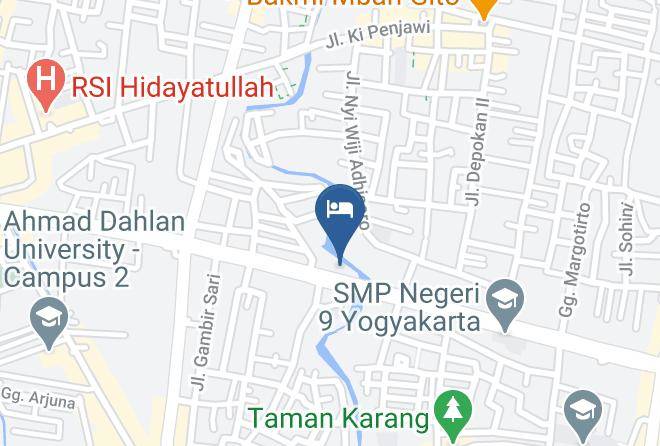 Kota Yogyakarta - Hotel Bifa Maps