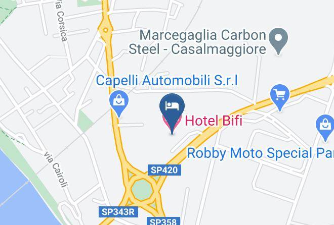 Cremona - Hotel Bifi Maps