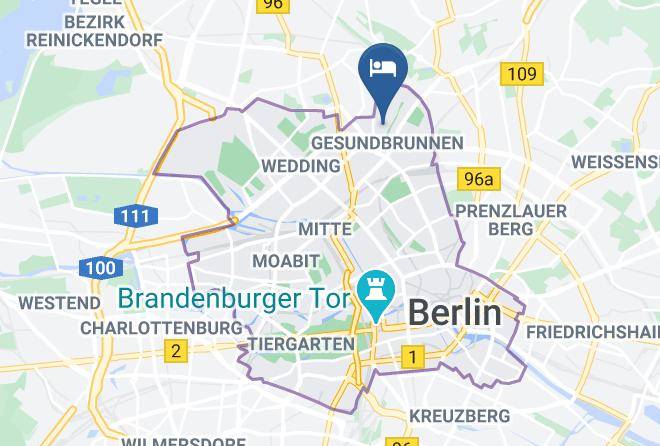 Stadt Berlin - Hotel Big Mama Berlin Maps
