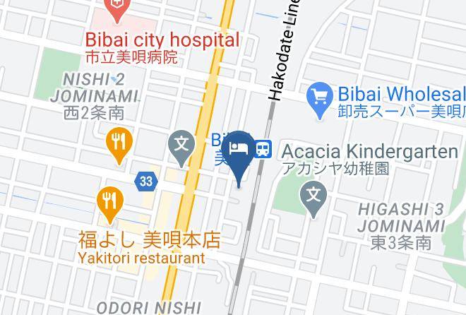 Bibai City - Hotel Bijiko Maps