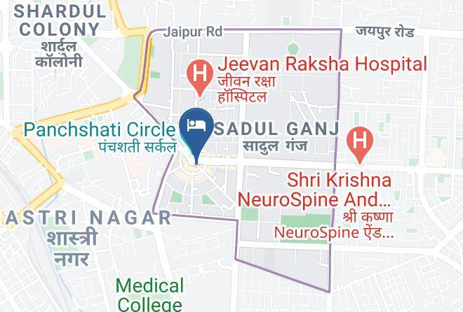 Bikaner - Hotel Bikalal Maps