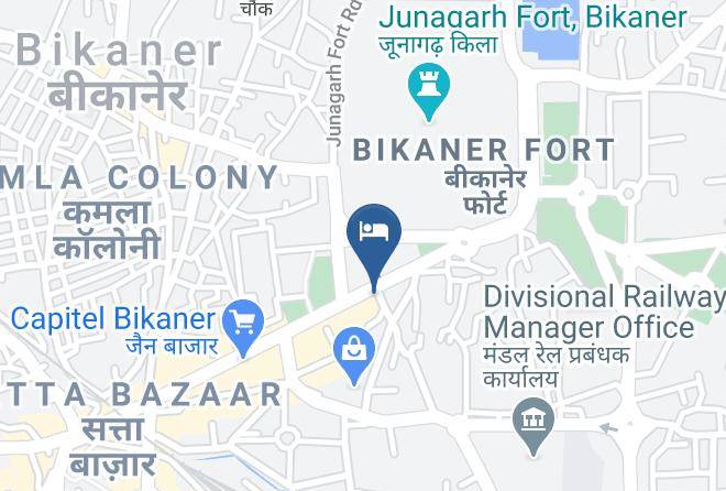 Bikaner - Hotel Bikaner Maps