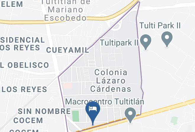 Tultitlan - Hotel Bikos Maps