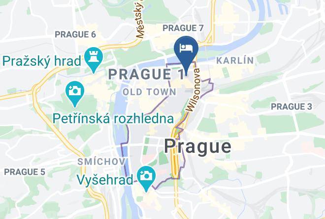 Prague - Hotel Bila Labut Maps