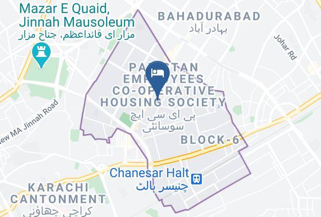 Karachi - Hotel Bilal Maps