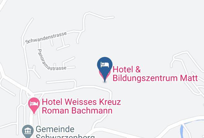 Schwarzenberg - Hotel & Bildungszentrum Matt Maps
