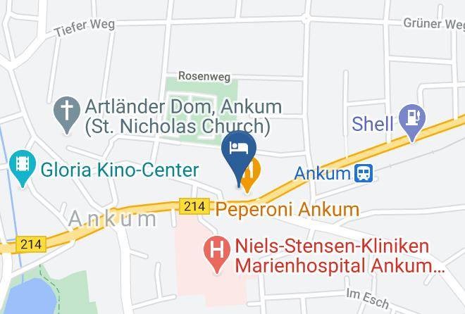 Osnabruck - Hotel Billenkamp Maps