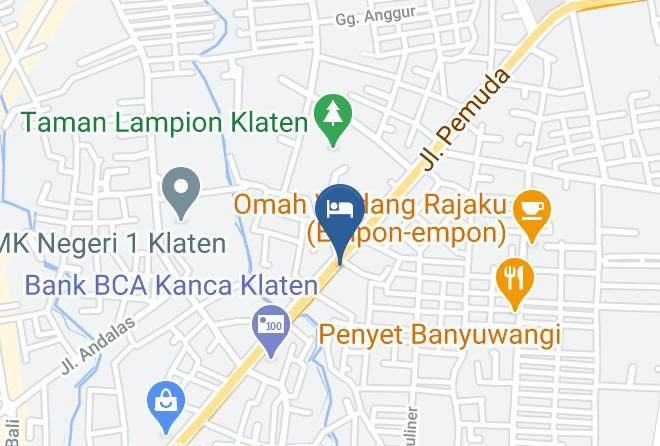 Klaten Regency - Hotel Bima Maps