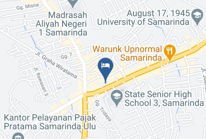 Samarinda - Hotel Bina Rahayu Maps