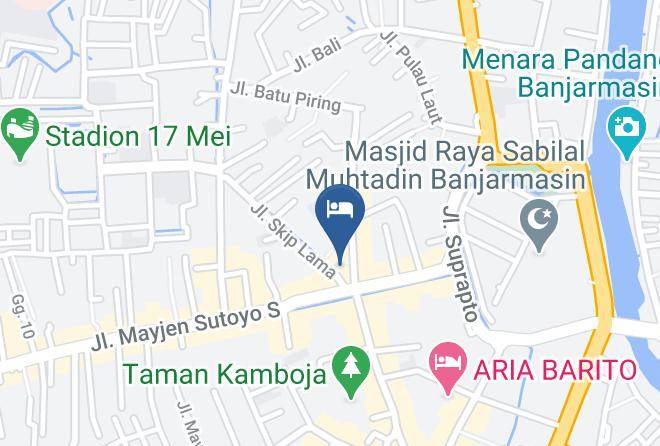 Banjarmasin - Hotel Bina Subur Maps