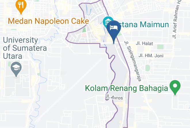 Kota Medan - Hotel Binaka Medan Maps