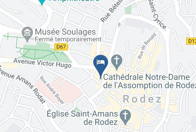Aveyron - Hotel Biney Maps