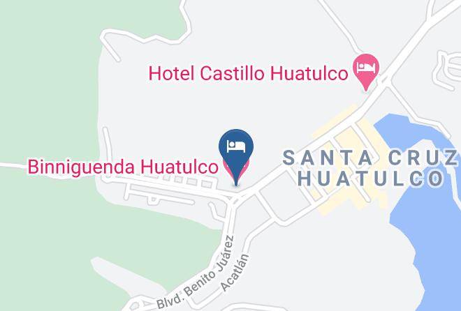 Santa Maria Huatulco - Binniguenda Huatulco Maps