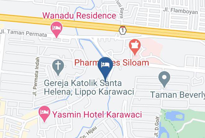 Tangerang Regency - Hotel Binong Maps