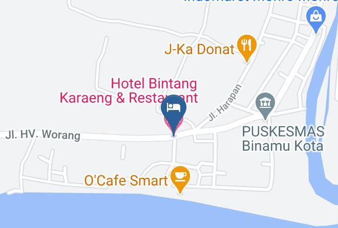 Hotel Bintang Karaeng & Restaurant Map