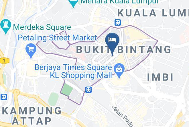 Kuala Lumpur - Hotel Bintang Warisan Maps