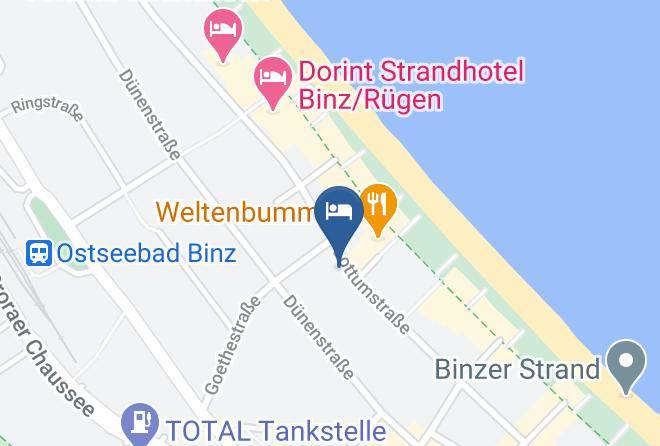 Vorpommern Rugen - Hotel Binzer Hof Maps