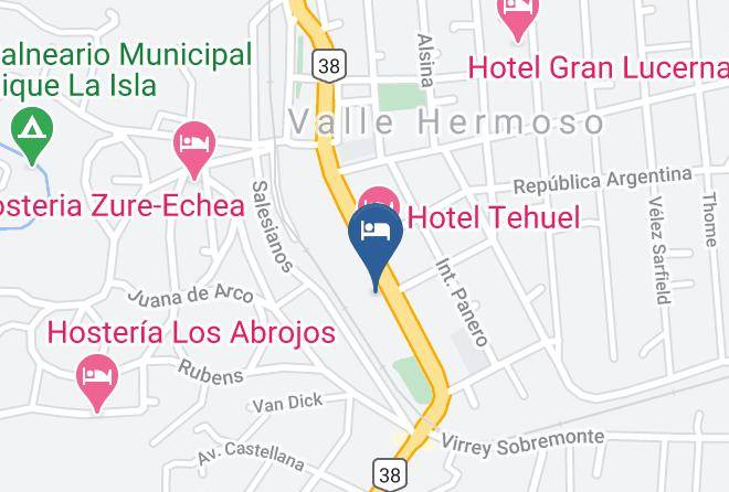 Punilla Department - Hotel Biondis Maps