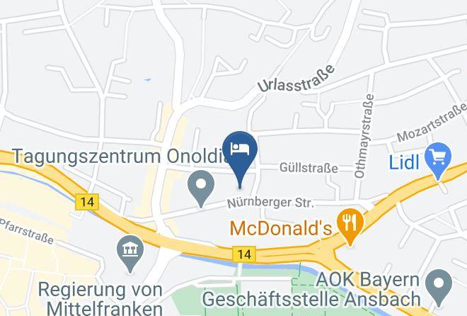 Ansbach - Hotel Birnbaum Maps