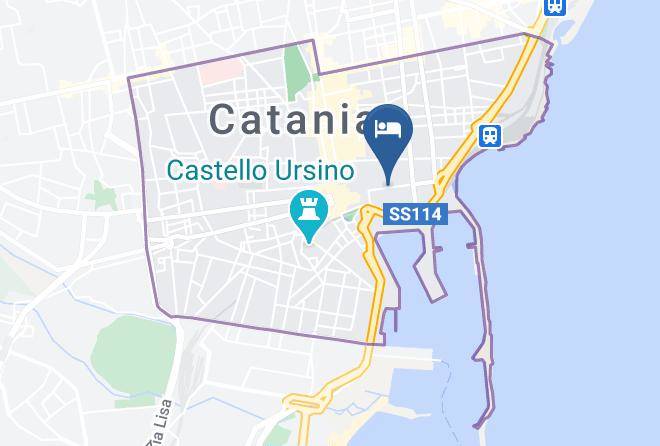 Catania - Hotel Biscari Maps