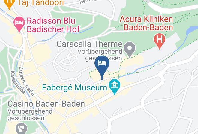 Baden Baden - Hotel Bischoff Maps