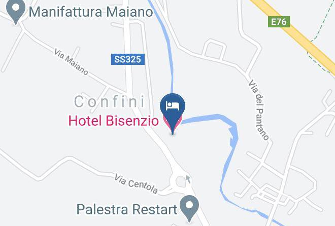 Hotel Bisenzio Map