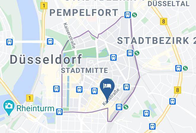 Dusseldorf - Hotel Bismarck Maps