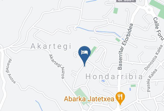 Gipuzkoa - Hotel Bista Eder Maps