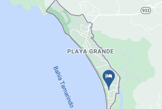 Hotel & Bistro Cantarana Playa Grande Guanacaste Map
