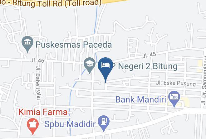 Kota Bitung - Hotel Bitung Maps