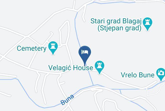 Hercegovacko Neretvanski - Hotel Blagaj Maps