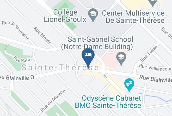 Hotel Blainville Map