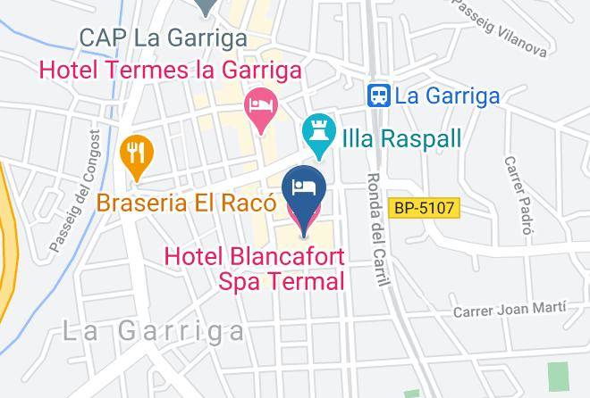 Barcelona - Balneario Blancafort Maps