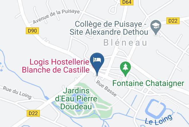 Hotel Blanche De Castille Map