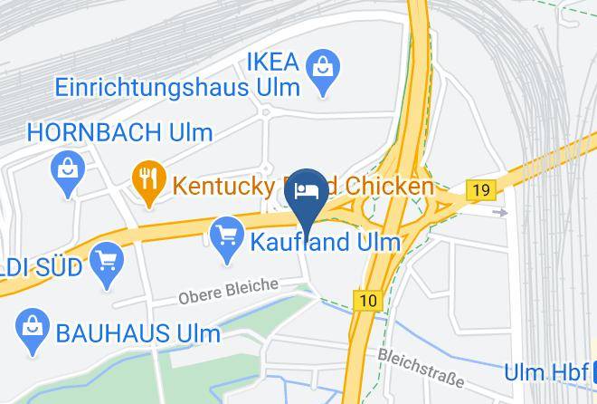 Ulm - Hotel Blaubeurer Tor Maps