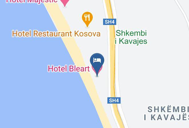 Durres - Hotel Bleart Maps
