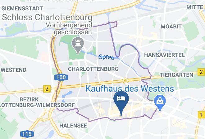 Stadt Berlin - Hotel Bleibtreu Berlin By Golden Tulip Maps