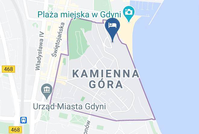 Gdynia - Hotel Blekitny Zagiel Maps