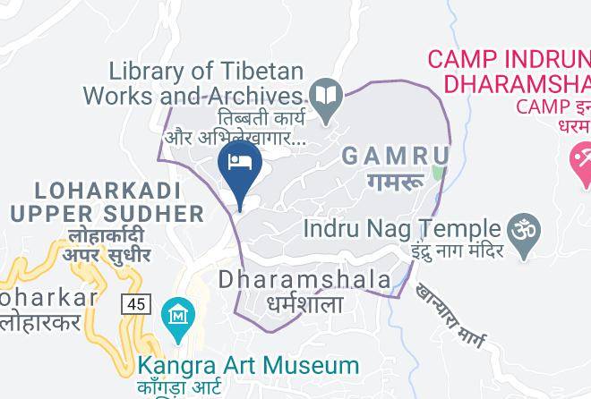 Dharmsala - Hotel Bliss Valley Maps
