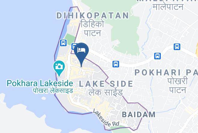 Pokhara - Hotel Blossom Maps