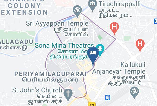 Tiruchirappalli - Hotel Blossoms Maps