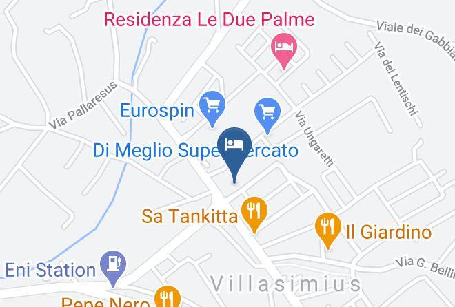 Province Of South Sardinia - Hotel Blu Marlin Maps
